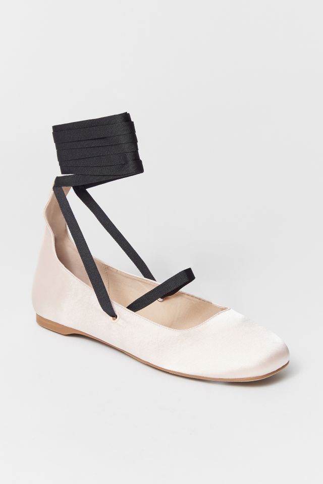UO Karter Strappy Satin Ballet Flat #2