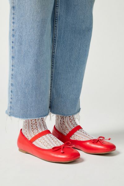 Urban Outfitters Uo Kendra Ballet Flat In Red