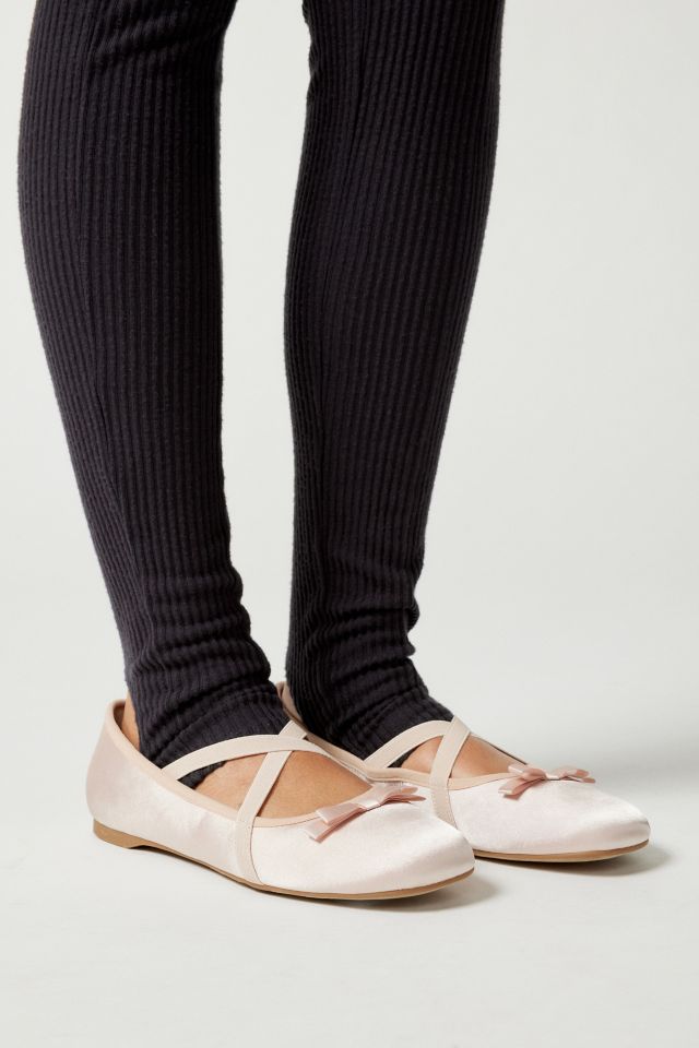 UO Kallie Cross-Strap Ballet Flat