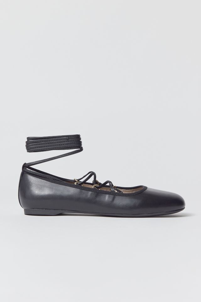 UO Karli Lace-Up Ballet Flat #1