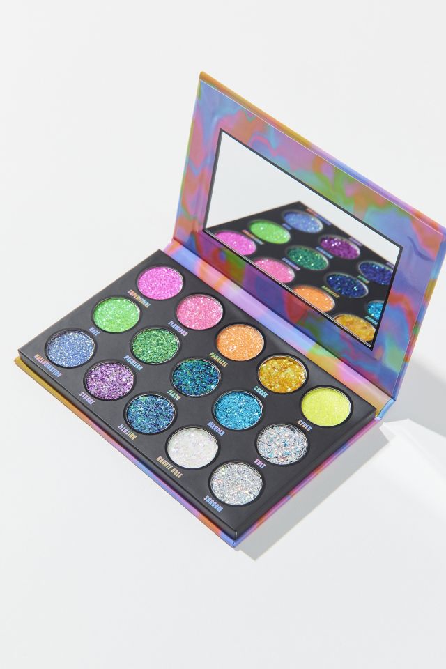 City Color Cosmetics Dazed Pressed Glitter Palette #1