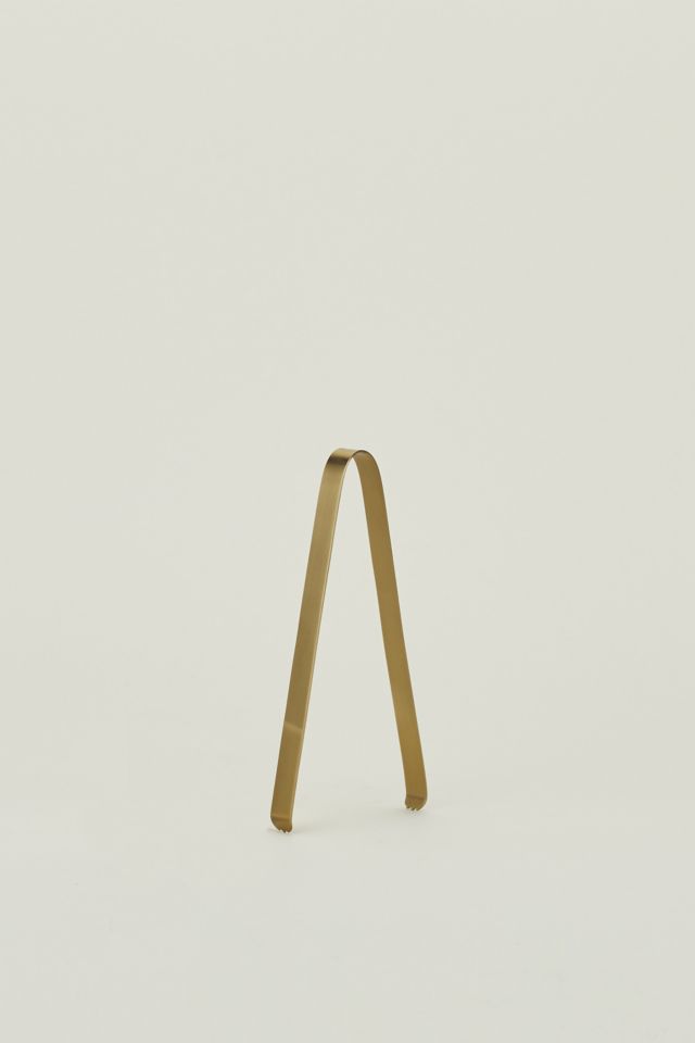 Hawkins New York Simple Brass Ice Tongs #1