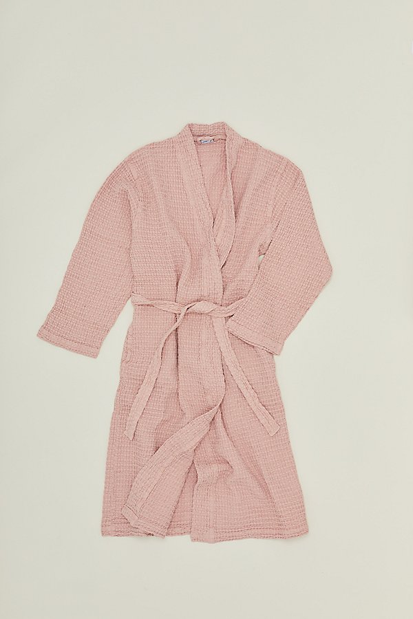 Hawkins New York Simple Waffle Robe In Rose At Urban Outfitters