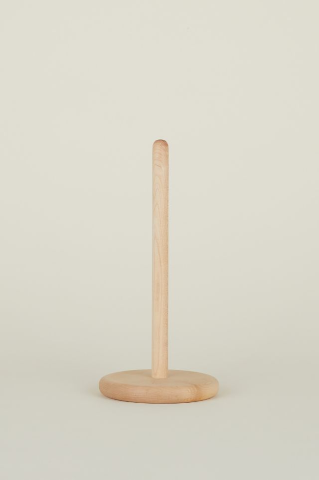 Hawkins New York Simple Maple Wood Paper Towel Holder #1