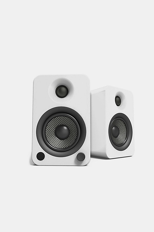 Kanto Yu4 Powered Bluetooth Bookshelf Speakers - Pair In Matte White At Urban Outfitters