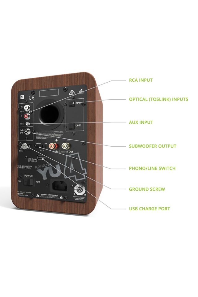 Kanto YU4 Powered Bluetooth Bookshelf Speakers - Pair #2