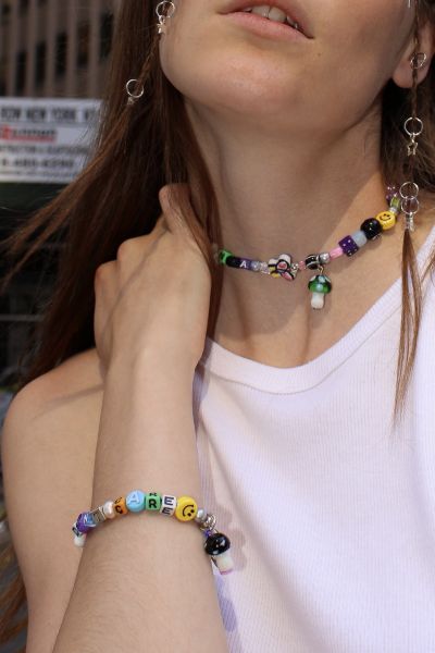 Velvet Luna Don't Care Beaded Bracelet