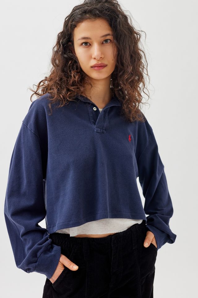 Urban Renewal Remade Polo Ralph Lauren Cropped Polo Shirt | Urban ...