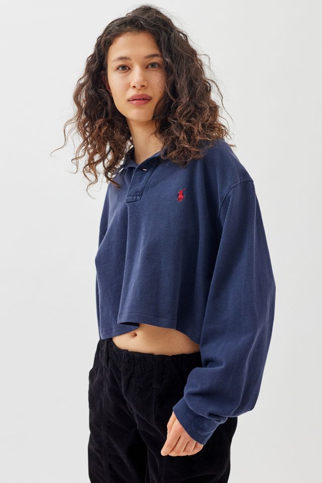 Urban Renewal Remade Polo Ralph Lauren Cropped Polo Shirt #4