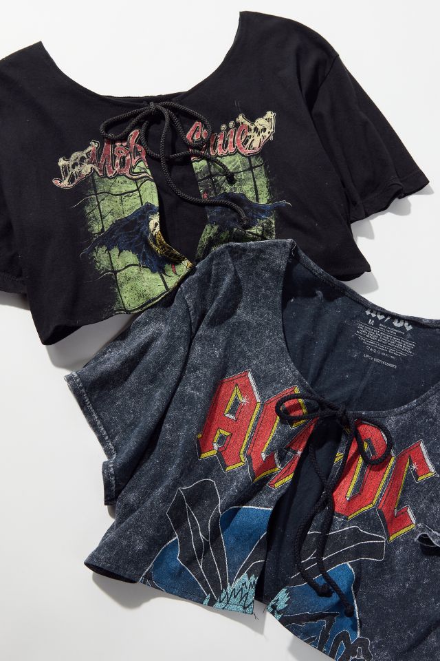 Urban Renewal Remade Tie-Front Music Tee #1