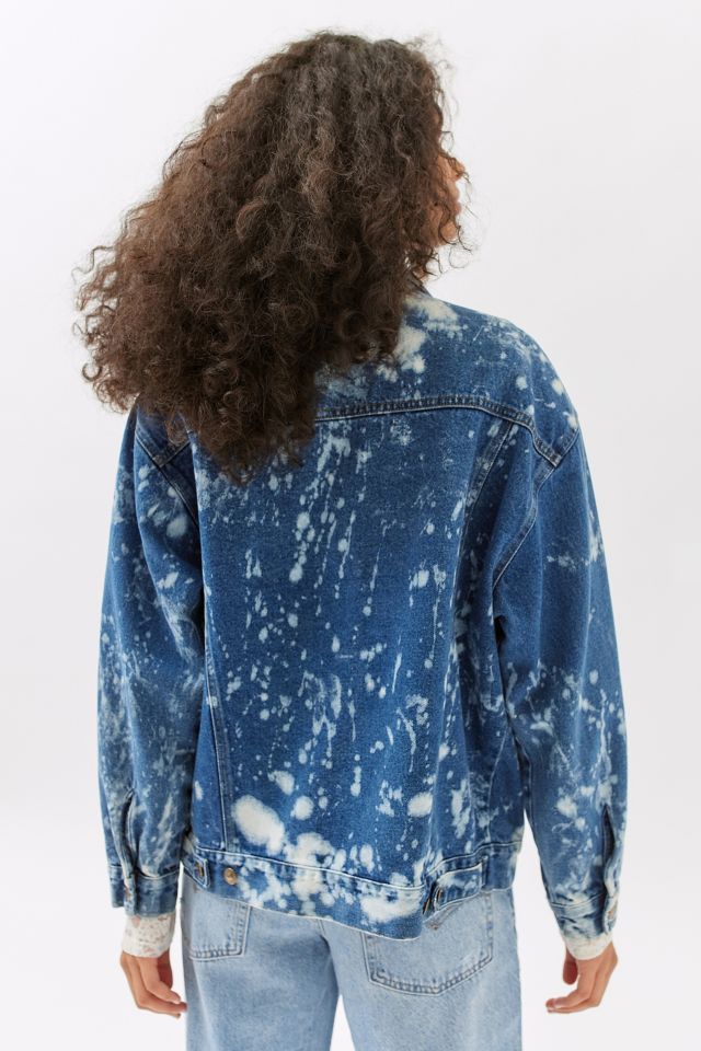 Urban Renewal Remade Bleach Splatter Denim Jacket #2