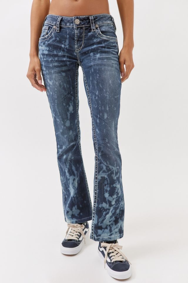 Urban Renewal Remade Bleach Splatter Y2K Flared Jean #5