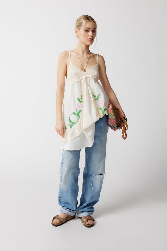 UO Rylee Crochet Embroidered Mini Dress #1