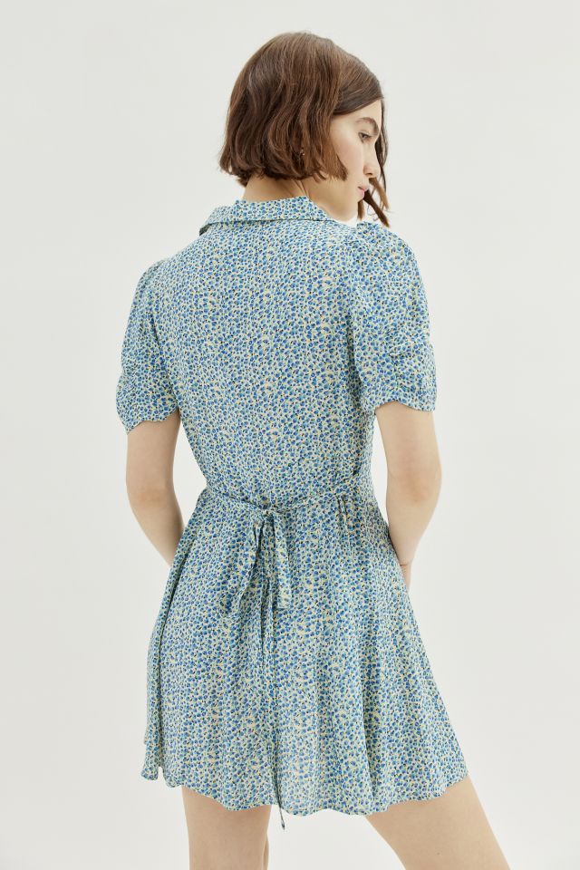 UO Crowley Collared Floral Mini Dress #3