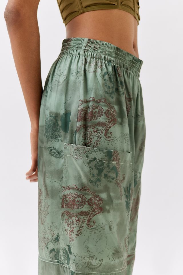 Pantalon Ample en Satin UO Mae #3