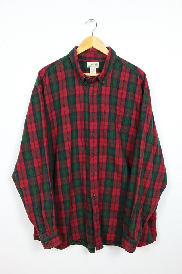 Camicia Uomo In Flanella A Quadri Rossi – Modello Bufalo, Maniche Lunghe, Taglia L, Morbida