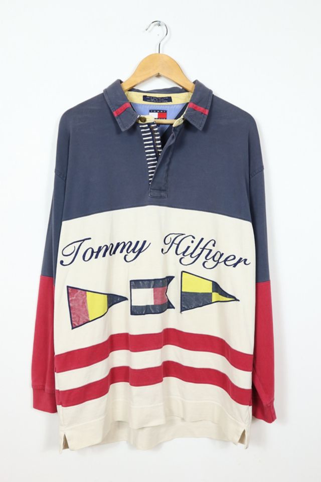 Vintage tommy hilfiger polo sales shirt