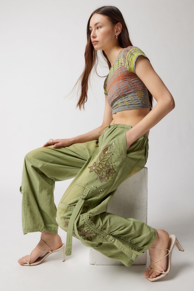 UO Devon Embellished Drapey Cargo Pant #1