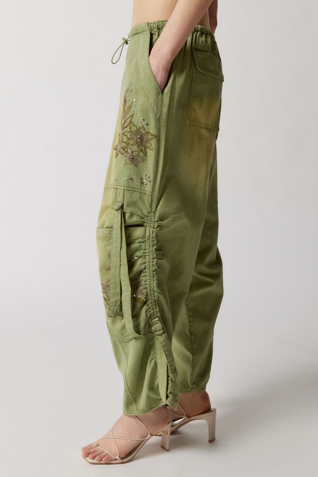 UO Devon Embellished Drapey Cargo Pant