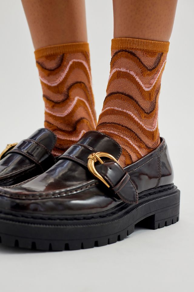Sheer Swirl Trouser Sock | Urban Outfitters