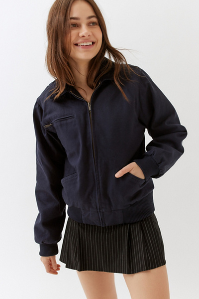 Urban Renewal Vintage Utility Bomber Jacket In Navy ModeSens