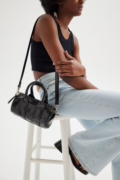 Urban Outfitters Uo Lizzie Mini Duffle Bag In Black