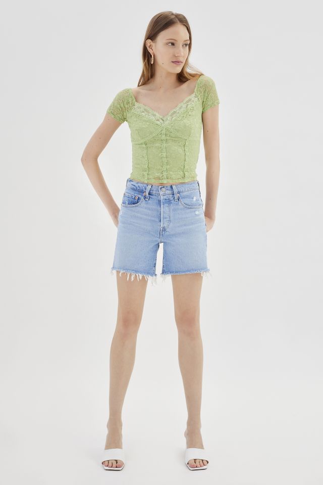 Urban Renewal Remnants Floral Lace Top #1