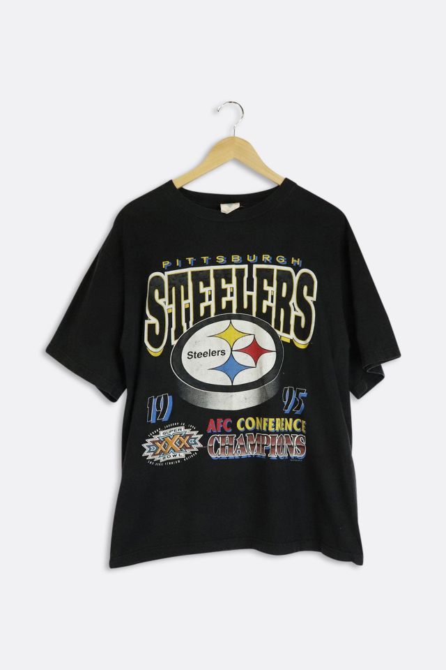 Vintage NFL Pittsburgh Steelers Tee Shirt 1995 Size XL Made in USA