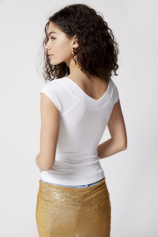 BDG Shannen V-Neck Top #4