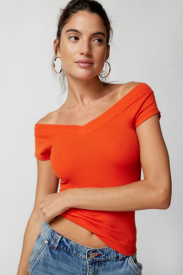 BDG Olivia Picot Square Neck Top main image 0