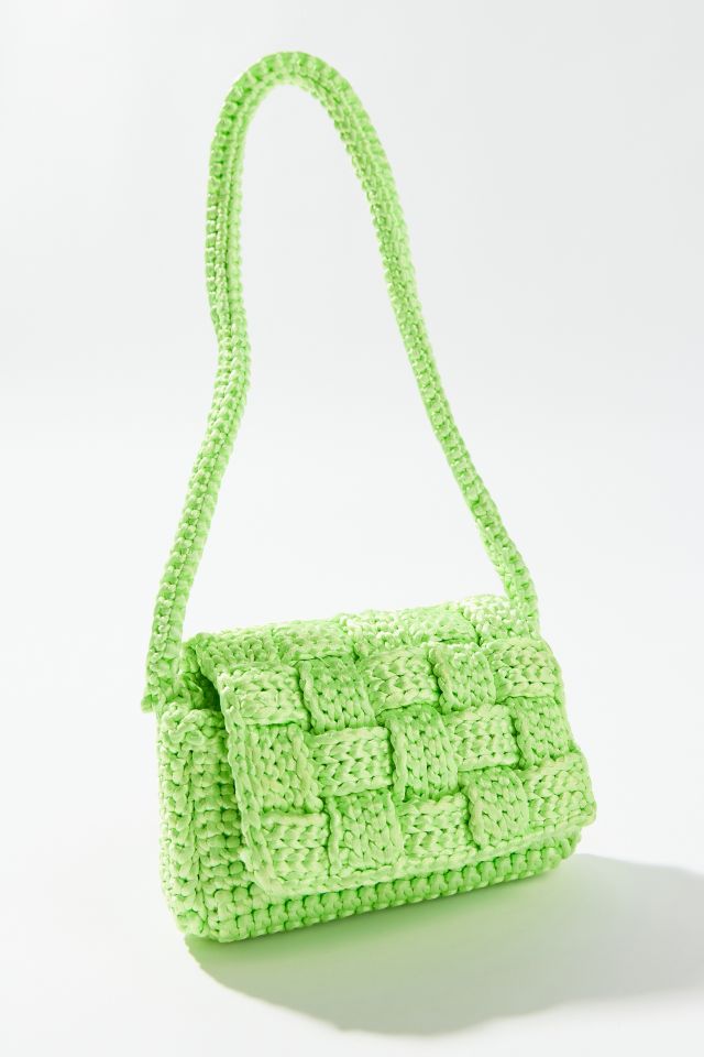 UO Morgan Shiny Knit Bag #1