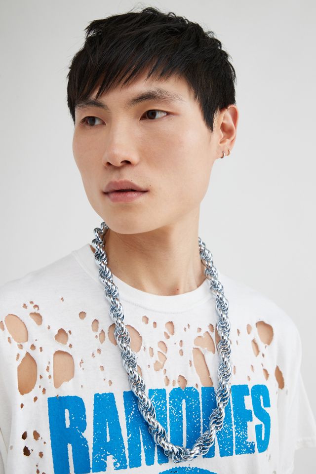 Urban Renewal Vintage Chunky Aluminum Chain Necklace Urban Outfitters