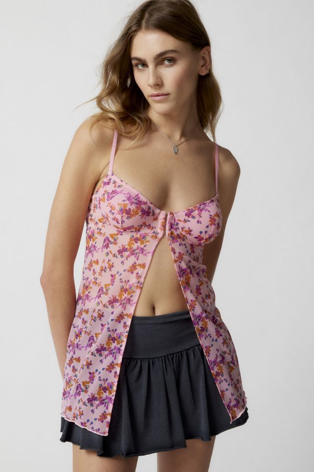 Out From Under Carly Girl Crush Longline Flyaway Cami #2