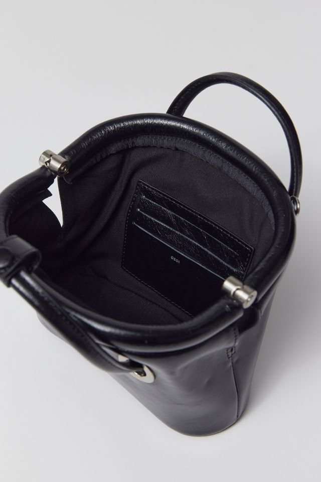 osoi circle mini 黒 ブラック Circle Mini Hobo Bag - Osoi - Faded Black - Leather