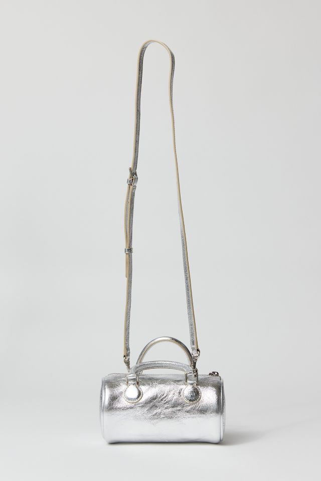 Marge Sherwood Silver Log Bag in Black