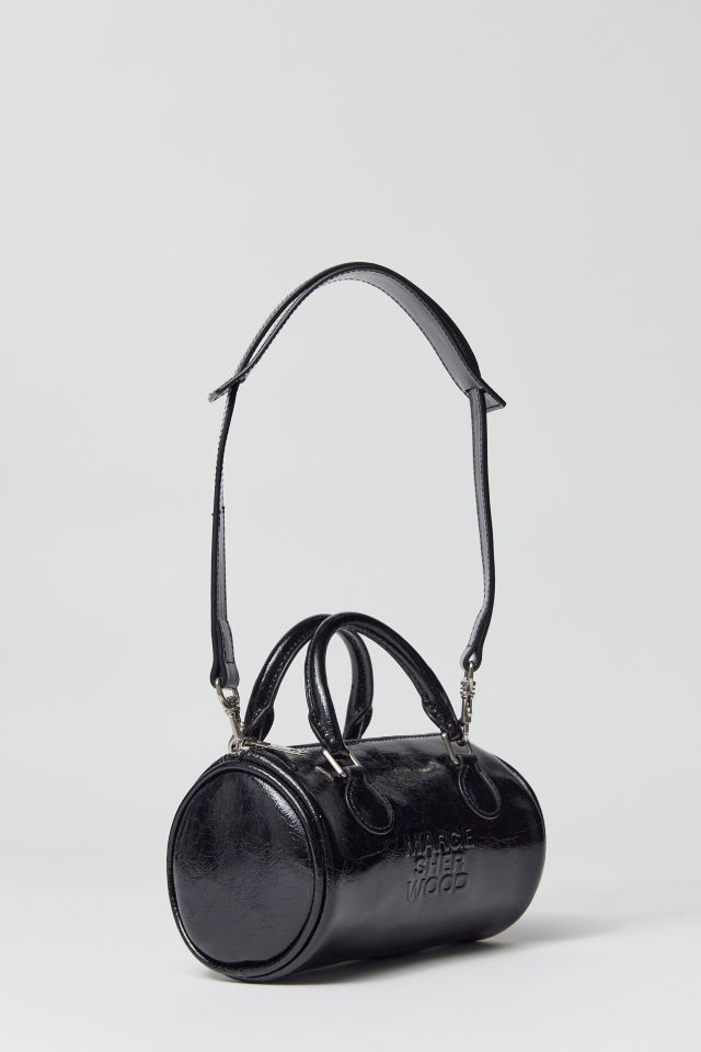 Marge Sherwood Black Belted Log Bag - Black Plain