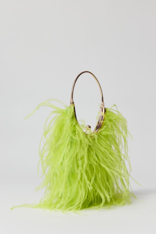 Olga Berg Penny Feathered Frame Bag #2