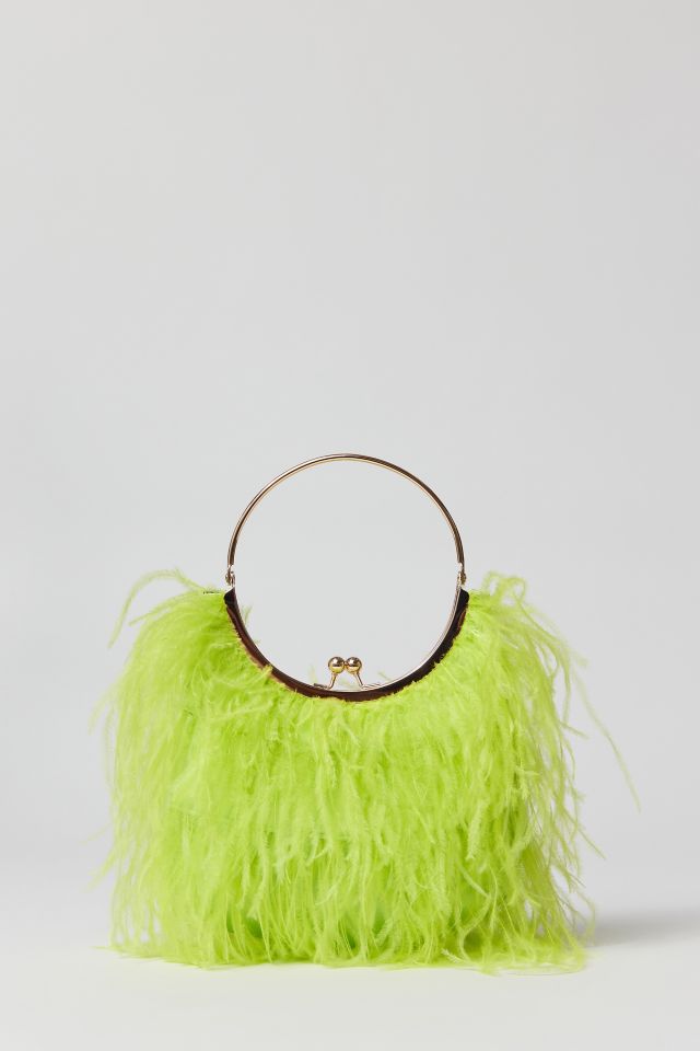 Olga Berg Penny Feathered Frame Bag #3