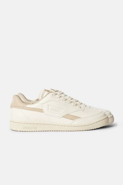 Saye Modelo '89 Vegan Trainers In Ivory At Urban Outfitters In Neturals