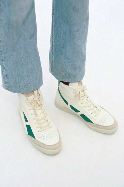 SAYE MODELO '89 HI VEGAN SNEAKERS IN DARK GREEN AT URBAN OUTFITTERS