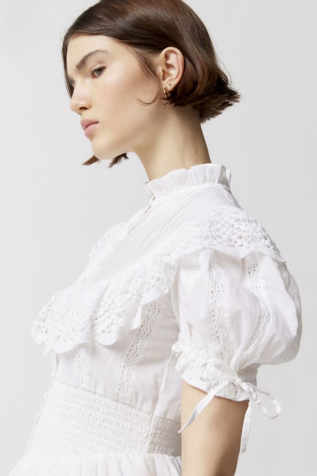 Robe Mini Étagée en Dentelle Greta de Amy Jane London #2
