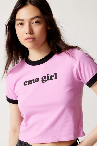 Emo Girl Ringer Tee | Urban Outfitters Canada