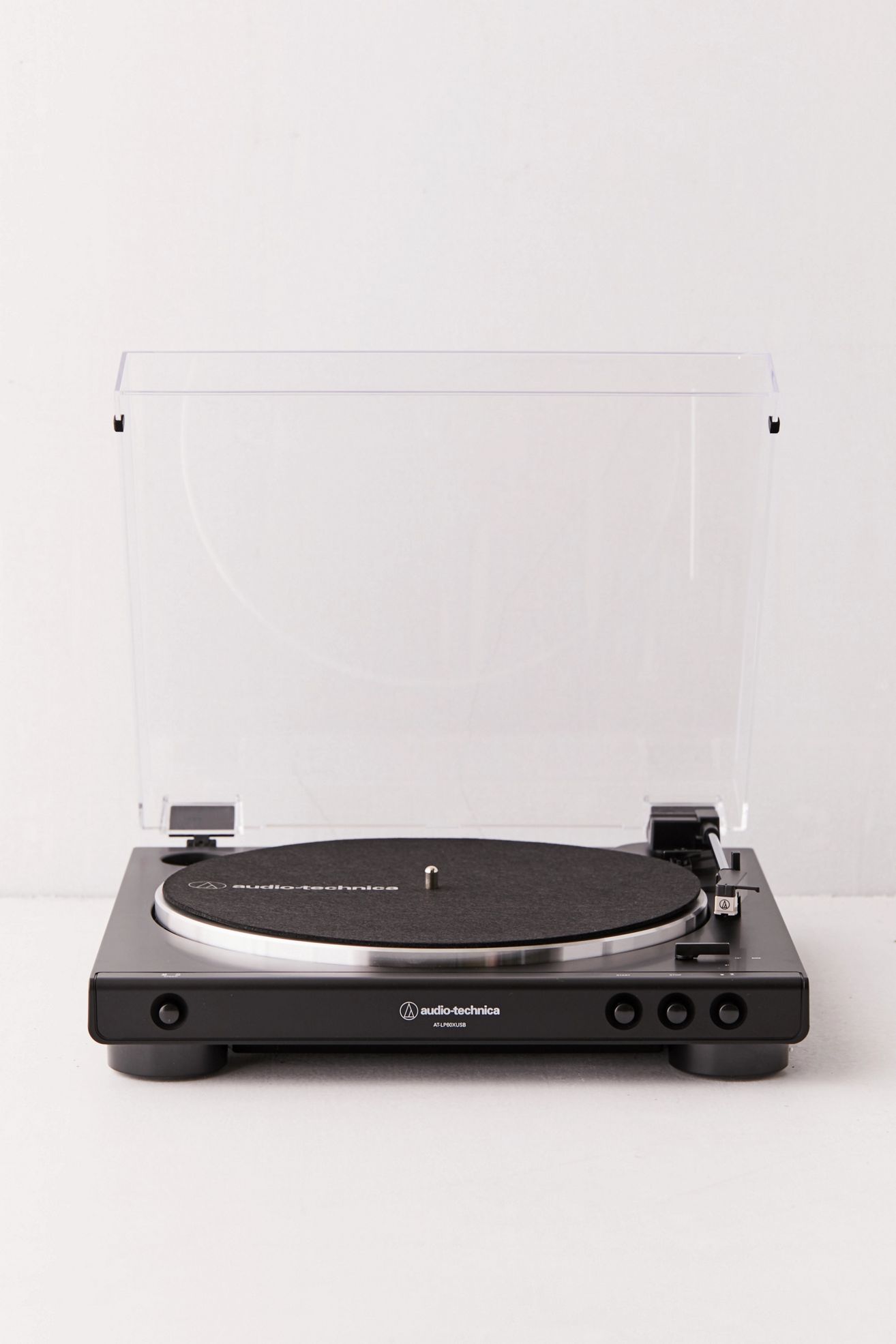 AudioTechnica AT-LP60X Fully Automatic Belt-Drive Stereo Turntable - Black, ONE SIZE
