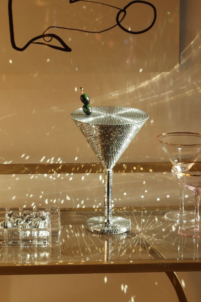 Disco Ball Martini Glass Set/2 – Details Lancaster