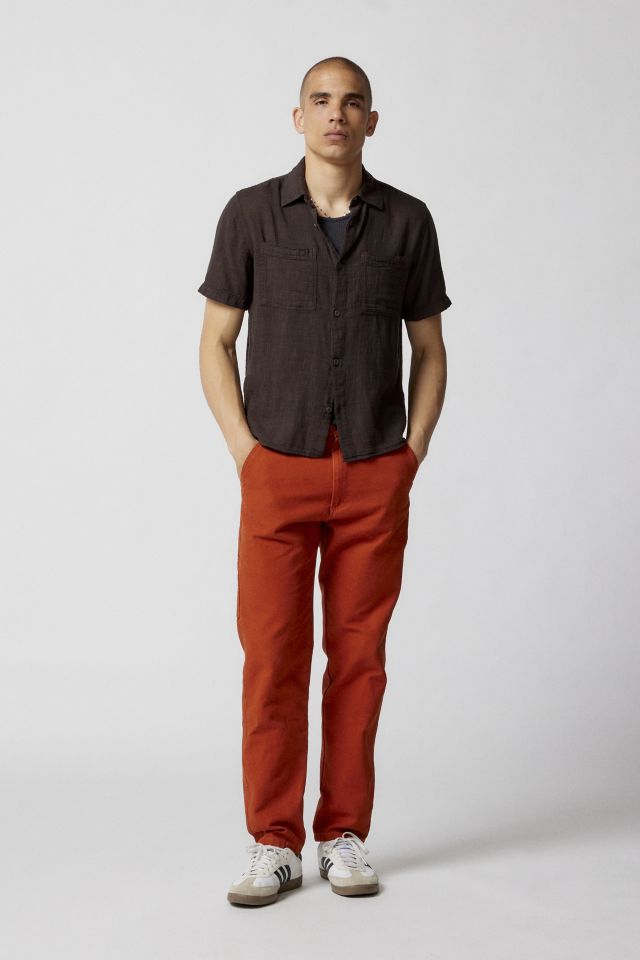 Pantalon de Travail en Denim Délavé CAT WWR #1