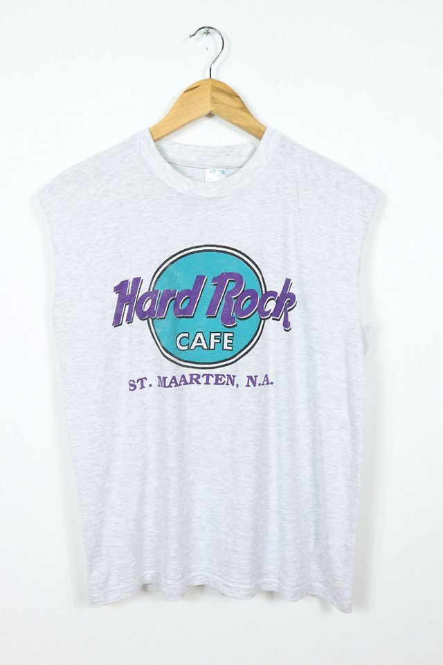 Vintage Sleeveless Hard Rock St. Maarten Tee | Urban Outfitters