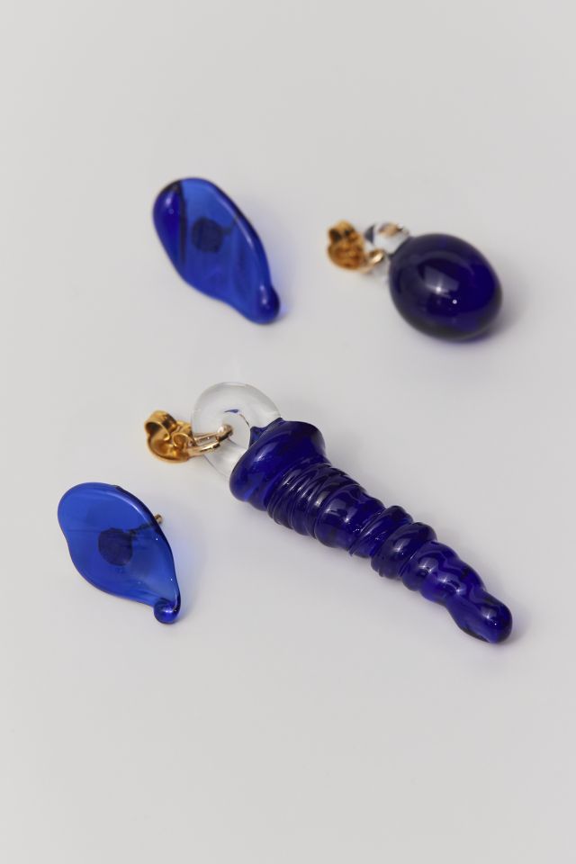 Boucles d'Oreilles en Verre Goutte d'Eau Levens Jewels #1