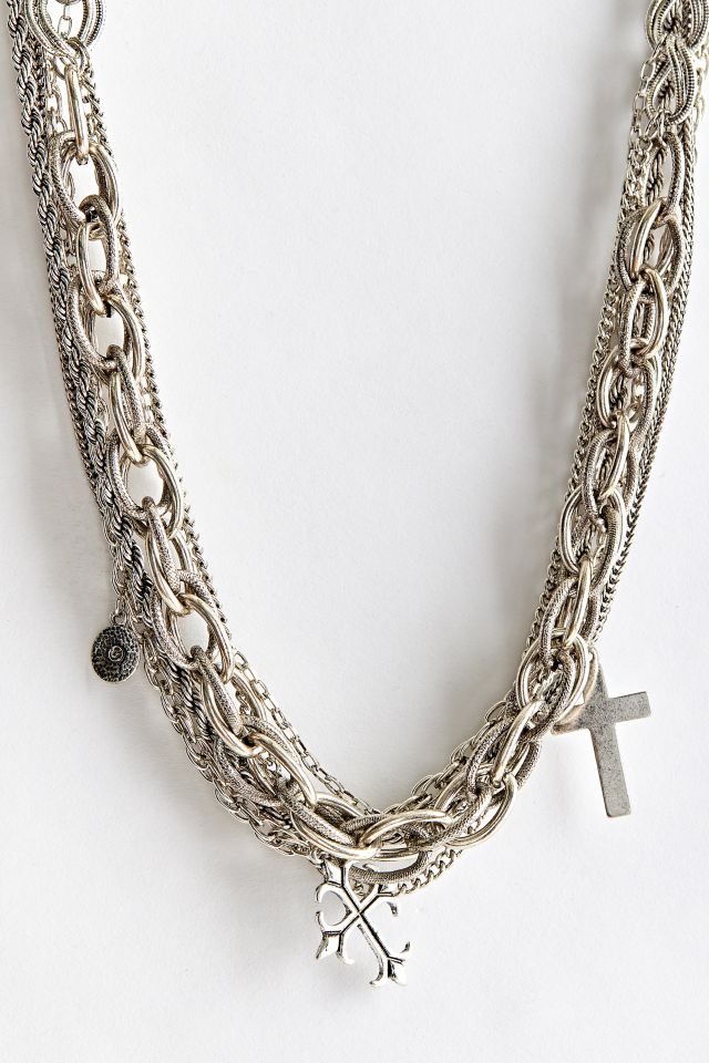 Danger Mixed Chain Necklace | Urban Outfitters Canada