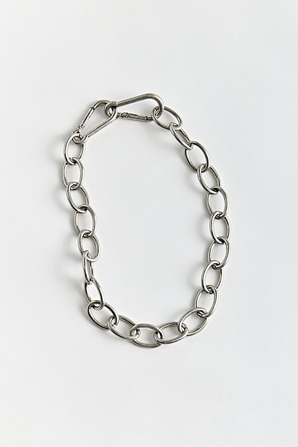 Urban Outfitters Live Wire Chain Necklace In Silver, Men's At