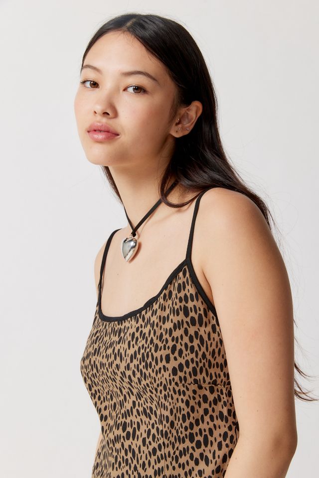 Motel Samiya Leopard Print Mini Dress #2